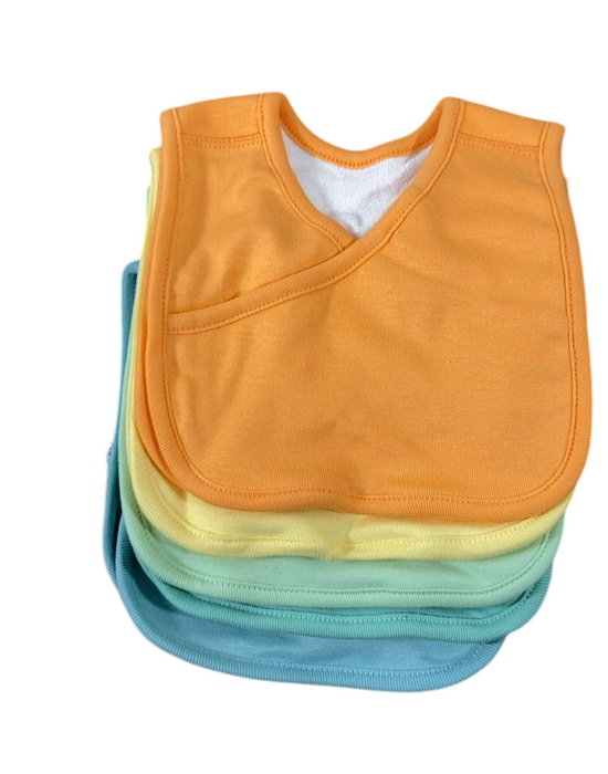 Shop Honest Baby 10-Pack Organic Cotton 4 in 1 Reversible Bibs, Rainbow Blues at GoodBuy Gear