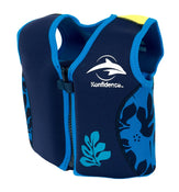 Shop Konfidence Original Swim Jacket, Small( 1.5-3 years), Blue Palm Maui at GoodBuy Gear