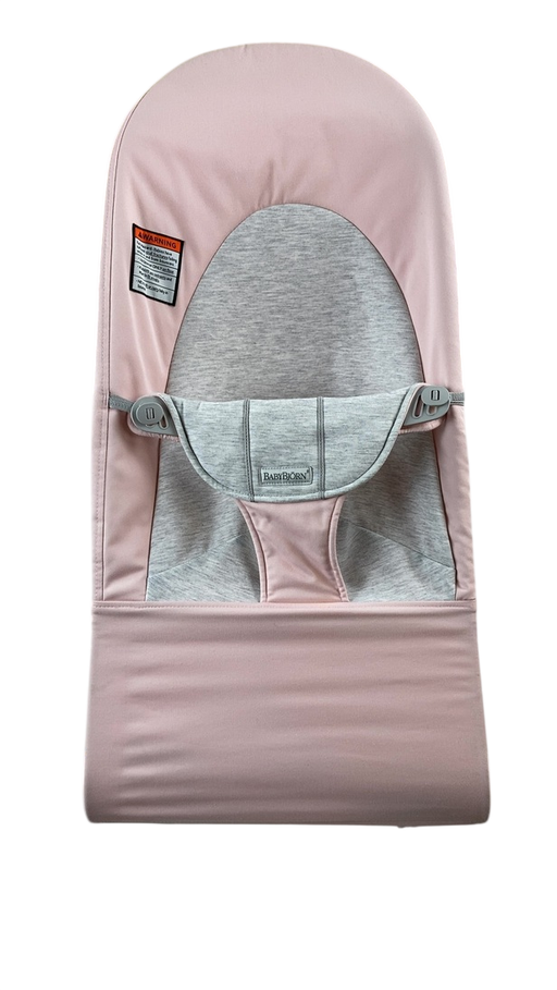 Shop BabyBjorn Bouncer Balance Soft, Light Gray Frame, Light Pink/Gray at GoodBuy Gear