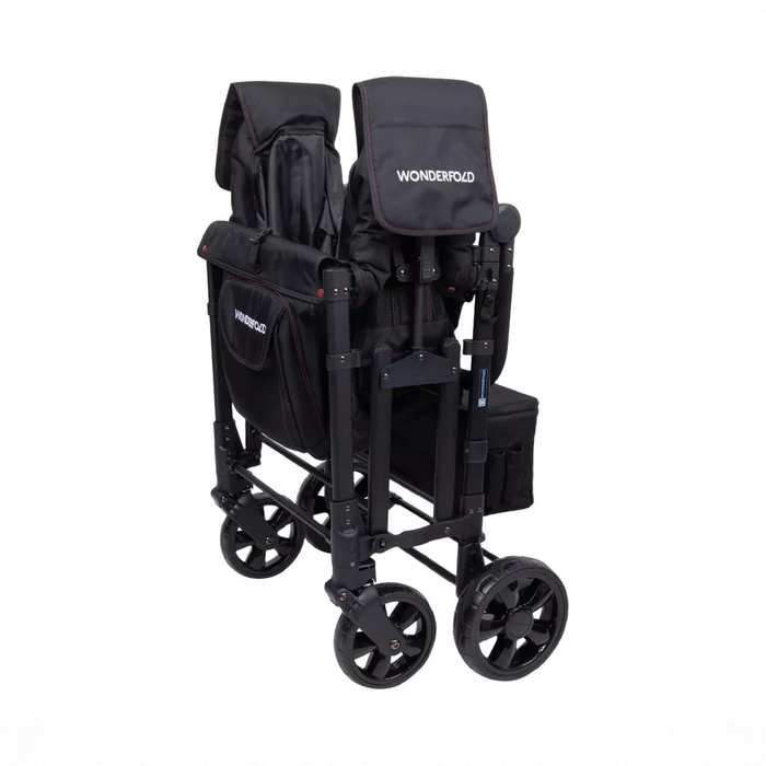 Shop Wonderfold W4 Luxe Pro Stroller Wagon, 2025, Jet Black at GoodBuy Gear