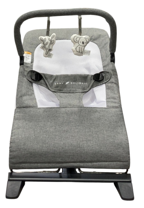Shop Baby Delight Alpine Deluxe Portable Bouncer, Charcoal Tweed at GoodBuy Gear