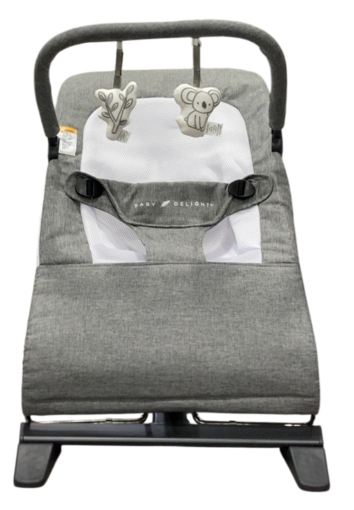 Shop Baby Delight Alpine Deluxe Portable Bouncer, Charcoal Tweed at GoodBuy Gear