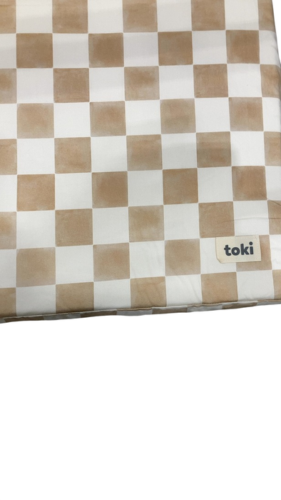Shop Toki Kids Standard Padded Play Mat 40" x 40", Checker Toffee at GoodBuy Gear