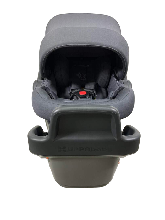 secondhand UPPAbaby MESA MAX Infant Car Seat and Base, 2022, PureTech Greyson