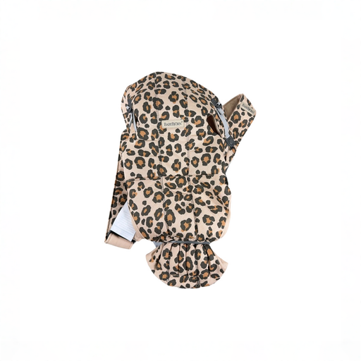 Shop BabyBjorn Baby Carrier Mini, Beige/Leopard Cotton at GoodBuy Gear