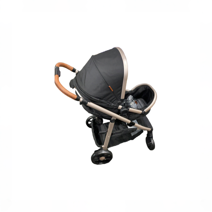 Shop Monbebe Lynx 6-in-1 Modular Travel System Stroller, 2025, Black & Gold at GoodBuy Gear