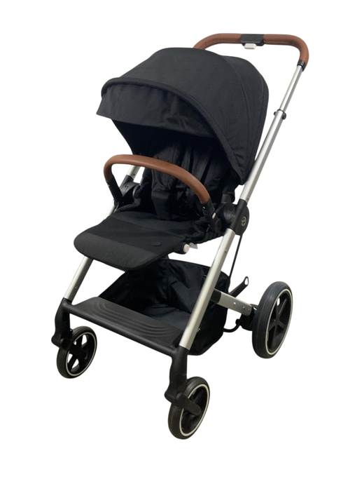 Shop Cybex Balios S Lux Stroller, 2022, Silver, Moon Black at GoodBuy Gear