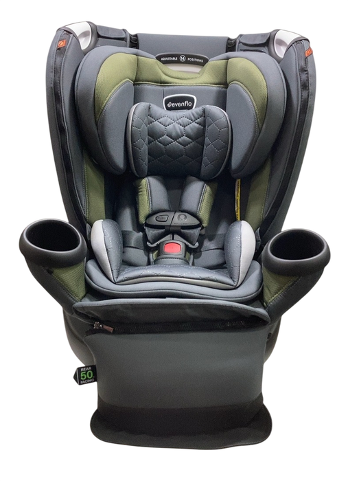 Shop Evenflo Revolve 360 Extend All-in-One Rotating Car Seat with Quick Clean Cover, 2024, Rockland Green at GoodBuy Gear