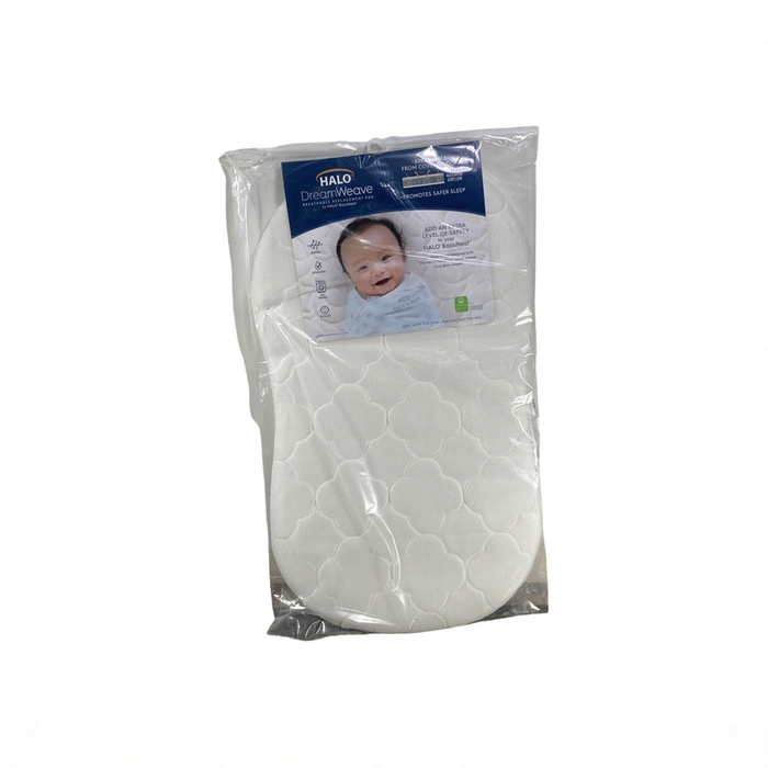 Shop Halo Dreamweave Breathable BassiNest Replacement Pad, White at GoodBuy Gear