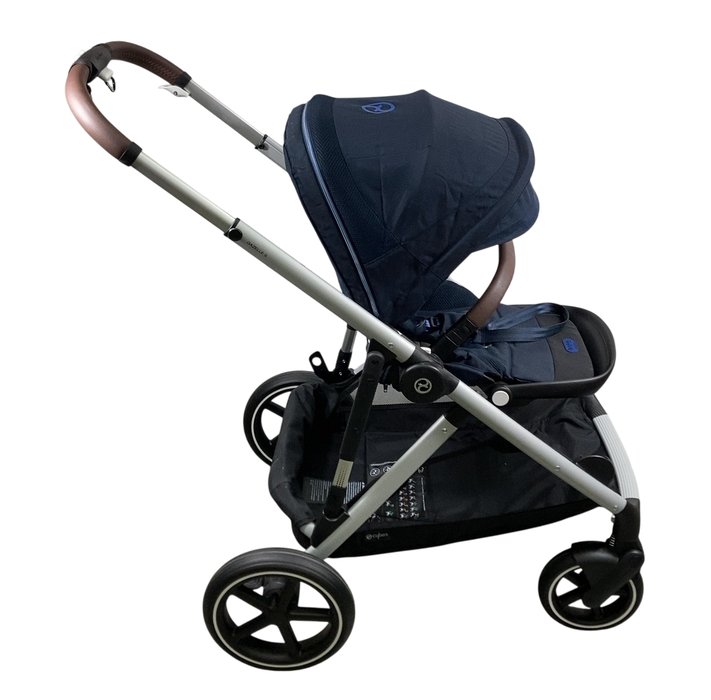 Shop Cybex Gazelle S Modular Stroller, 2024, Ocean Blue, Silver Frame at GoodBuy Gear