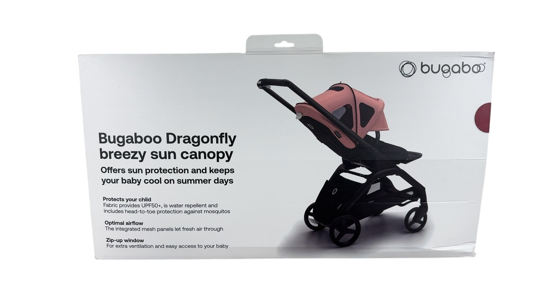 Shop Bugaboo Dragonfly Sun Canopy, Dark Cherry at GoodBuy Gear
