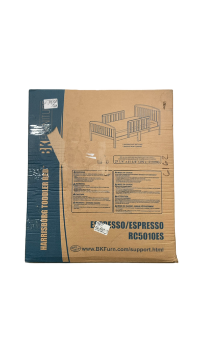 Shop BK Furniture Harrisburg Toddler Bed, Espresso at GoodBuy Gear