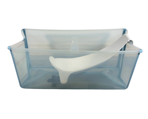 Shop Stokke Flexi Bath Bundle Pack, Regular, Transparent Ocean Blue at GoodBuy Gear
