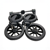 Shop Wonderfold W2 Luxe Pro Double Stroller Wagon, 2 Seater, Jet Black at GoodBuy Gear