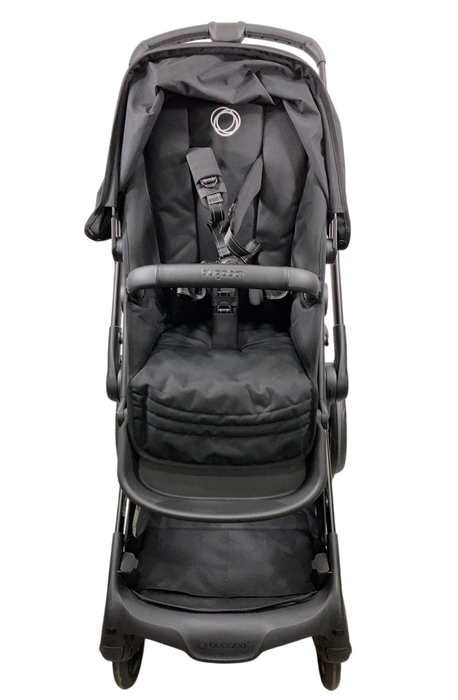 Shop Bugaboo Kangaroo Single To Double Stroller, 2024, Black, Midnight Black, Midnight Black at GoodBuy Gear