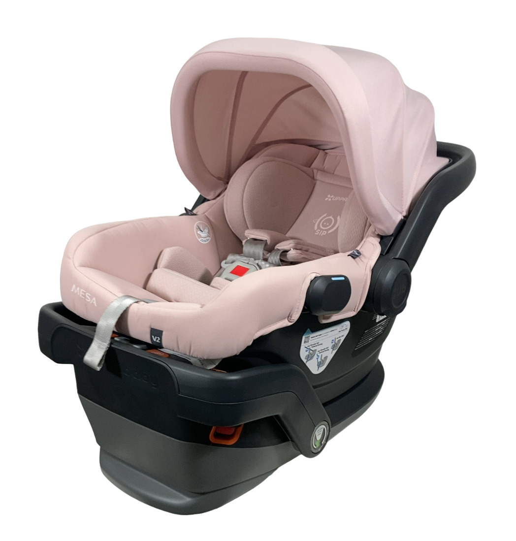 uppababy mesa v2 alice UPPAbaby MESA V2 Infant Car Seat, 2023, Alice (Dusty Pink)