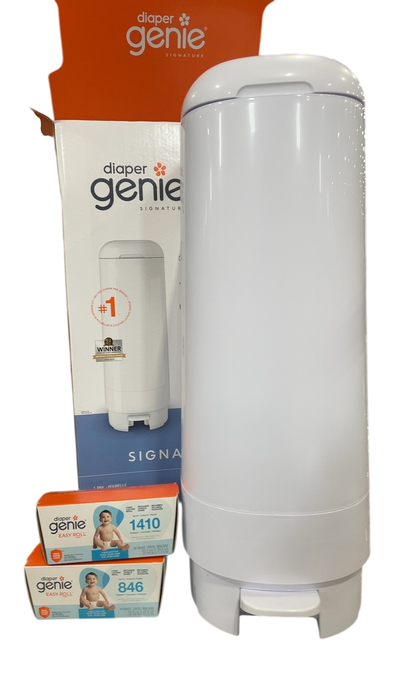 Shop Diaper Genie Signature Gift Set, White at GoodBuy Gear