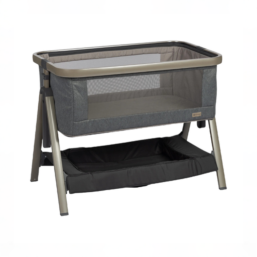 Shop Monbebe Height Adjustable Baby Bassinet, Castle Point at GoodBuy Gear