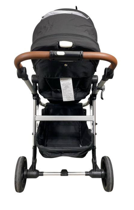 Shop Mockingbird Single to Double 2.0 Stroller, 2024, Black, Silver With Penny Leather, Watercolor Drops at GoodBuy Gear