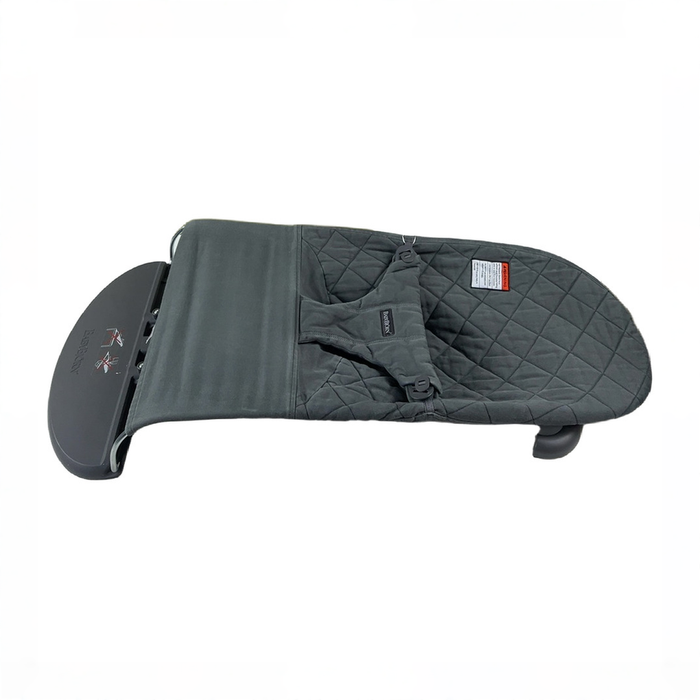 Shop BabyBjorn Bouncer Bliss, Anthracite Cotton Classic Quilt, Dark Gray Frame at GoodBuy Gear