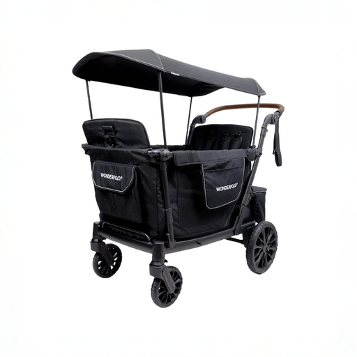 Shop Wonderfold L Stroller Wagon, 4 Seater, Black at GoodBuy Gear