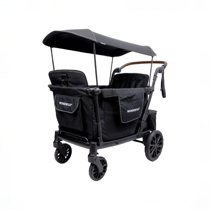 Shop Wonderfold L Stroller Wagon, 4 Seater, Black at GoodBuy Gear