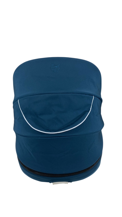 Shop Mockingbird 2nd Seat Kit with Extendable Canopy, Sea, Silver With Penny Leather, Windowpane at GoodBuy Gear