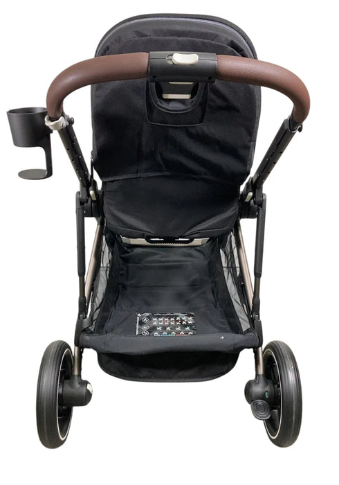 Shop Cybex Gazelle S Modular Stroller, 2024, Moon Black, Taupe Frame at GoodBuy Gear