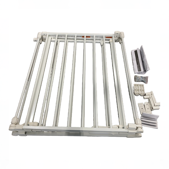 Shop Dreambaby Discovery Metal Baby Gate 76.5" Extra Wide 3 Panel, White at GoodBuy Gear