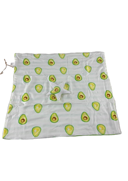 Malabar Baby Lovey Security Doudou, Avocado