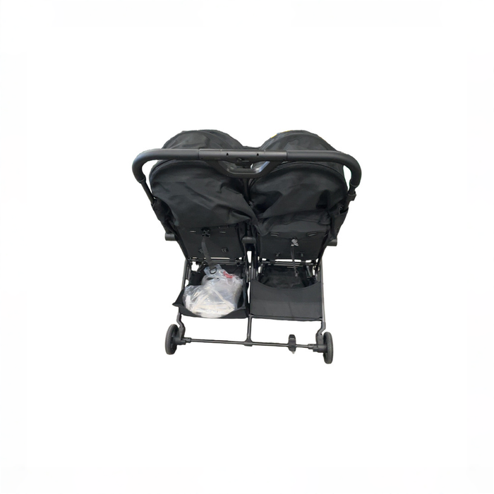 Shop Mompush Lithe Double Stroller, 2025, Black at GoodBuy Gear