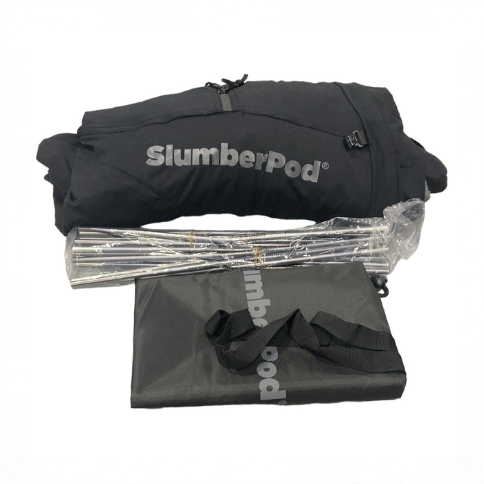 Shop SlumberPod 3.0 Sleep Canopy, Black with Gray Accents at GoodBuy Gear