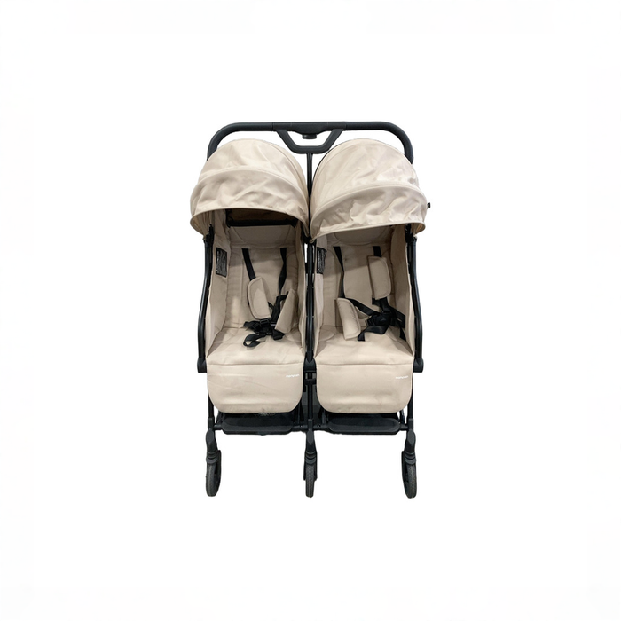 Shop Mompush Lithe Double Stroller, 2025, Khaki at GoodBuy Gear