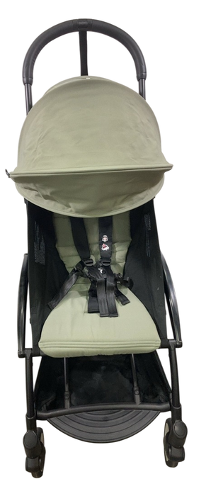 Shop Babyzen YOYO2 Complete Stroller, Black with Olive, 2024 at GoodBuy Gear
