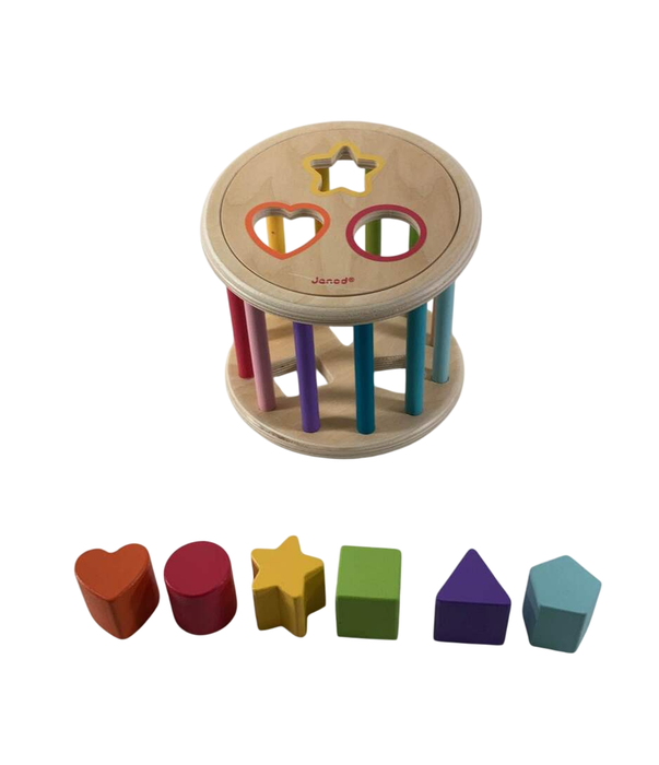 Shop Janod Wood Shape Sorter Drum at GoodBuy Gear