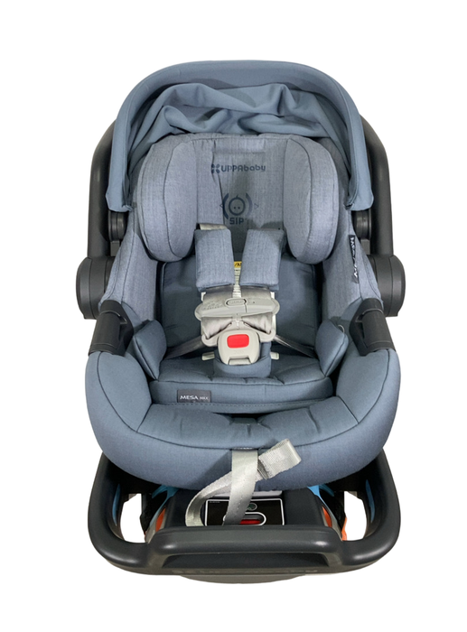 Shop UPPAbaby MESA MAX Infant Car Seat and Base, 2023, Gregory (Blue Melange) at GoodBuy Gear
