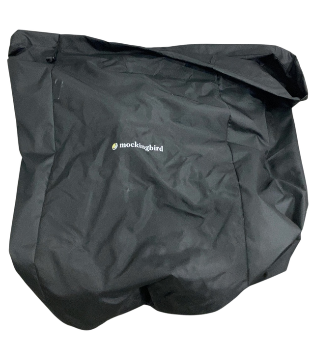 Shop Mockingbird Single to Double 2.0 Stroller, Sky, Windowpane, Silver With Black Leather, 2025 at GoodBuy Gear