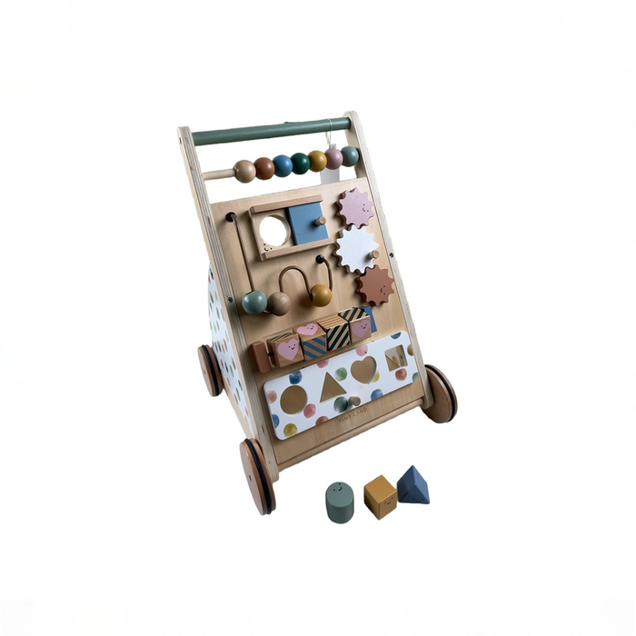 Shop Tiny Land Natural Wooden Baby Walker, Morandi at GoodBuy Gear