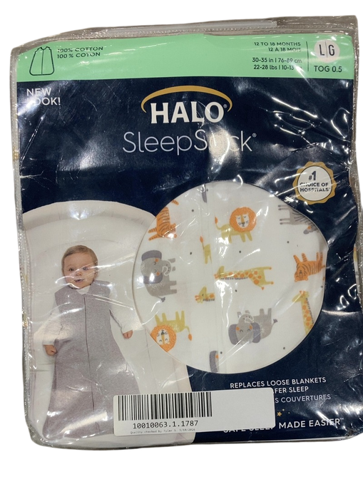 Shop Halo Cotton Sleepsack, Animal Paint, Large at GoodBuy Gear