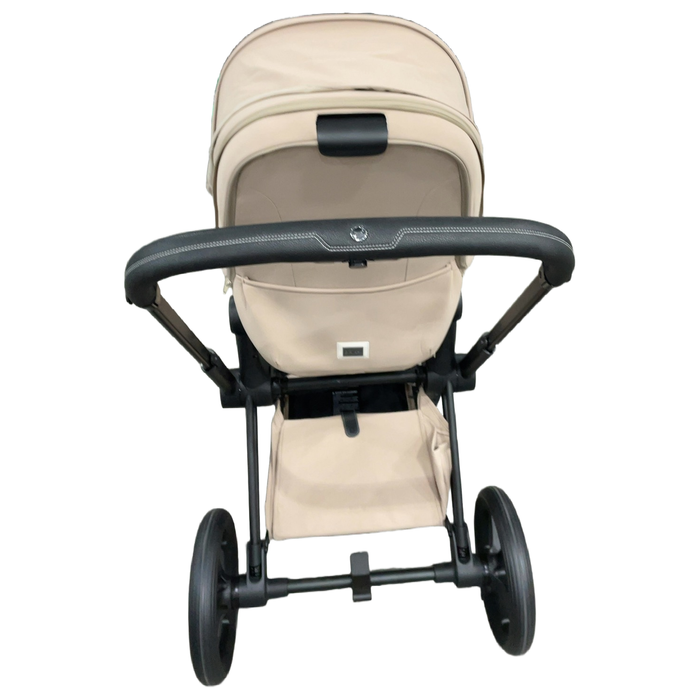 Shop Cybex PRIAM5 Stroller, 2026, Cozy Beige (Matt Black Frame) at GoodBuy Gear