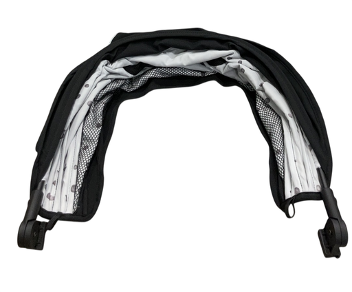 Shop Mockingbird 2nd Seat Kit with Extendable Canopy, Black, Black Metal Frame, Watercolor Drops at GoodBuy Gear