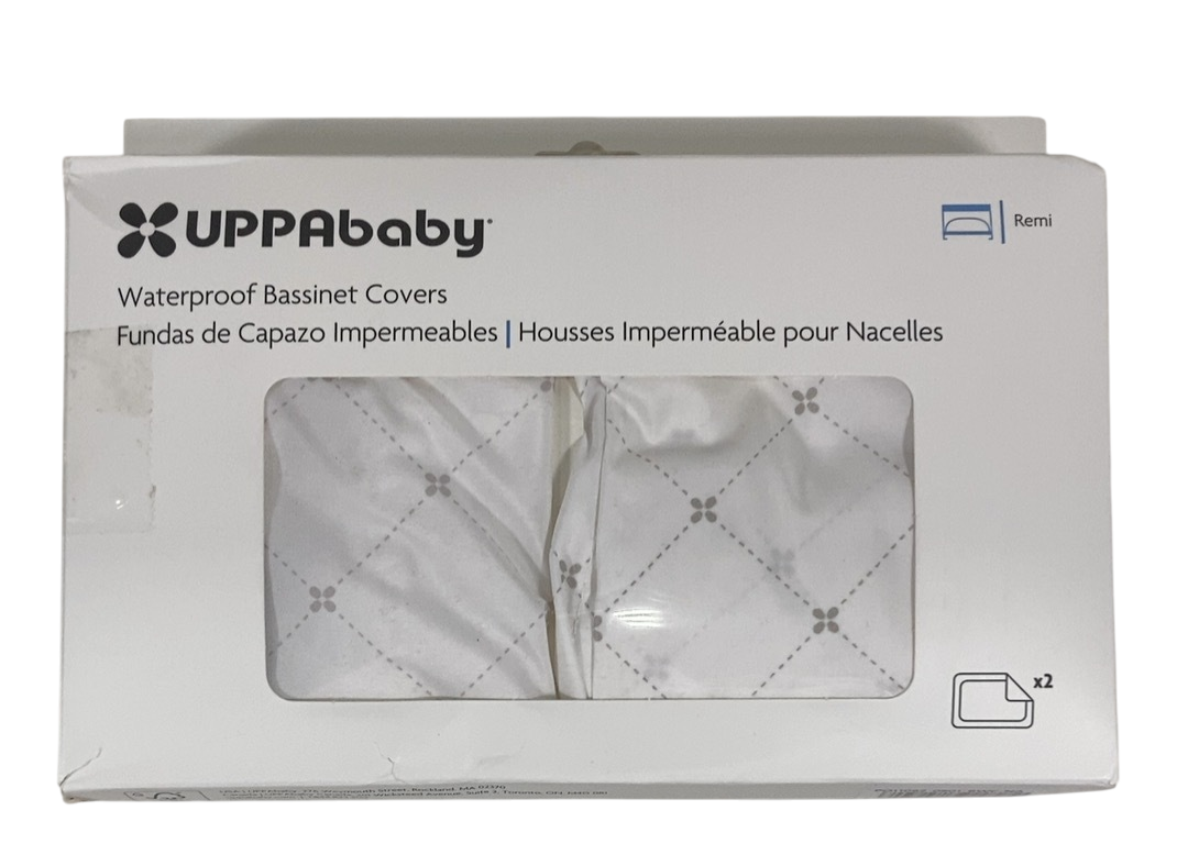 uppababy bassinet mattress protector UPPAbaby Waterproof Mattress Cover For Remi, 2 Pack