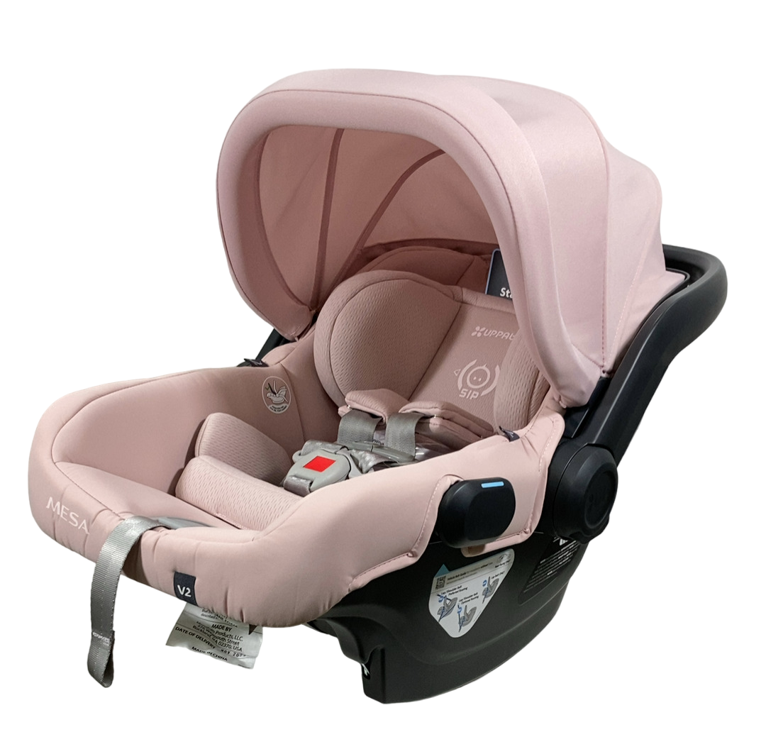 uppababy mesa alice UPPAbaby MESA V2 Infant Car Seat, 2023, Alice (Dusty Pink)