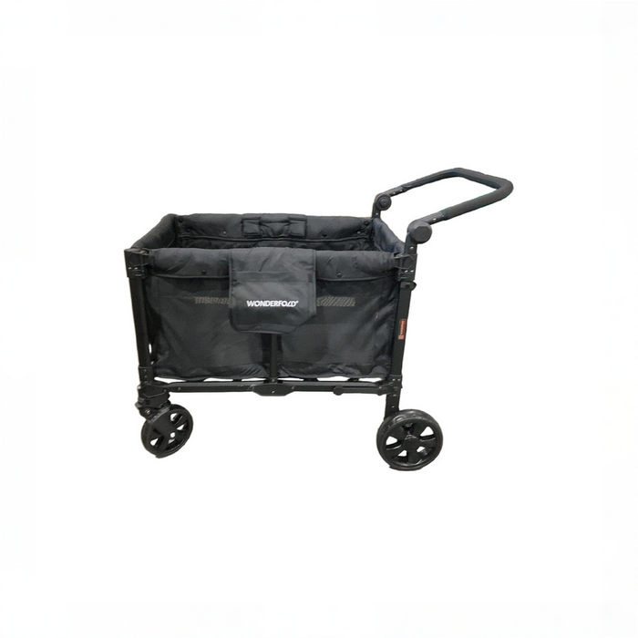 Shop DRAFT - Wonderfold W4 Elite Pro Stroller Wagon, 2026, Jet Black at GoodBuy Gear