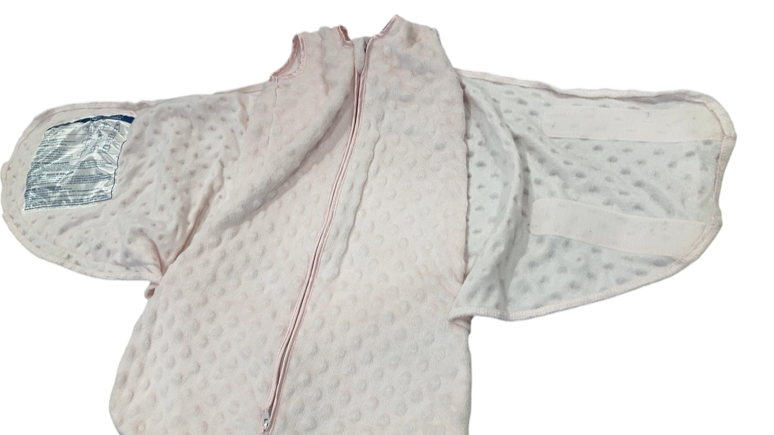 Shop Halo SleepSack Swaddle, Plushy Dot Velboa Pink, Small at GoodBuy Gear