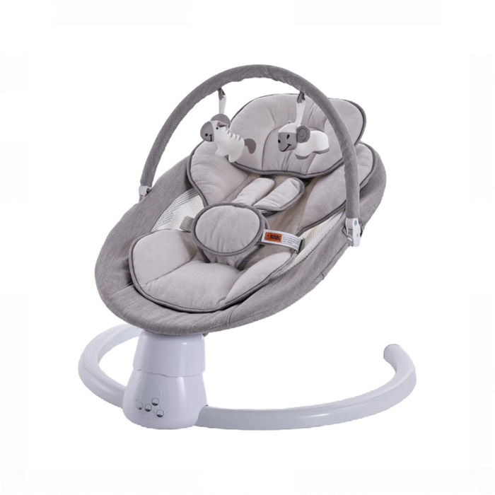 KISSKING Baby Swing for Infants with Remote Control, Gray, Model BLF001