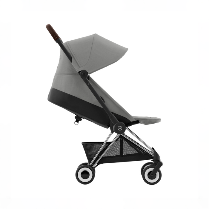 Shop Cybex Coya Stroller, 2024, Chrome, Mirage Grey at GoodBuy Gear