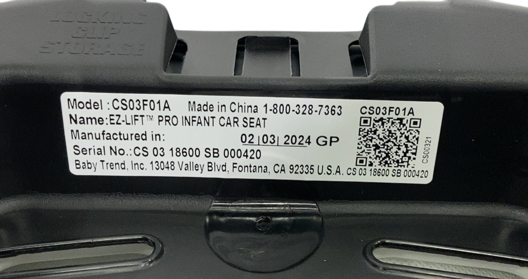 Shop Baby Trend EZ-Lift PRO Infant Car Seat, 2024, Dash Grey at GoodBuy Gear