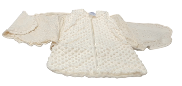 Shop Halo Sleepsack Swaddle Plushy Dot Velboa, Cream, Newborn at GoodBuy Gear