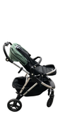 Shop Mockingbird Single 2.0 Stroller, 2024, Sage, Silver With Black Leather, Windowpane at GoodBuy Gear